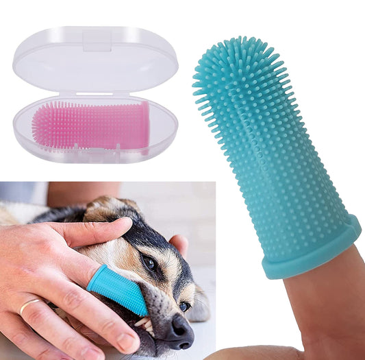 PetsSet®️ 360º Super Soft Pet Finger Toothbrush